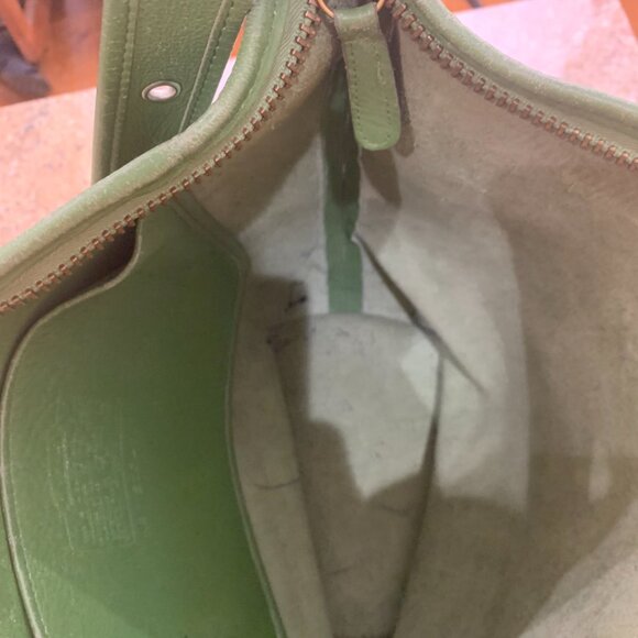Olive green Coach bucket bag - Picture 6 of 6